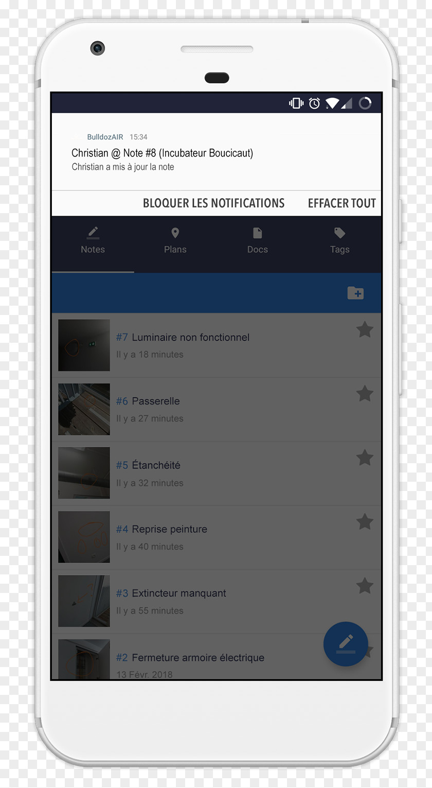 Push Notifications BulldozAIR Real Property Investor Developer Ouvrage PNG