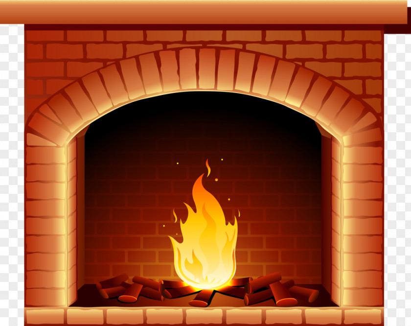 Santa Claus Christmas Day Fireplace Tree Wallpaper PNG
