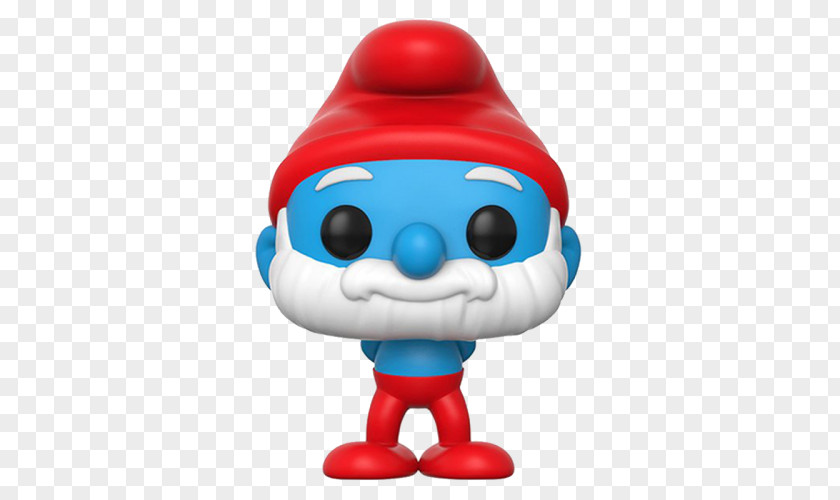 Smurfs Go Pop Papa Smurf Gargamel Smurfette Azrael Funko PNG