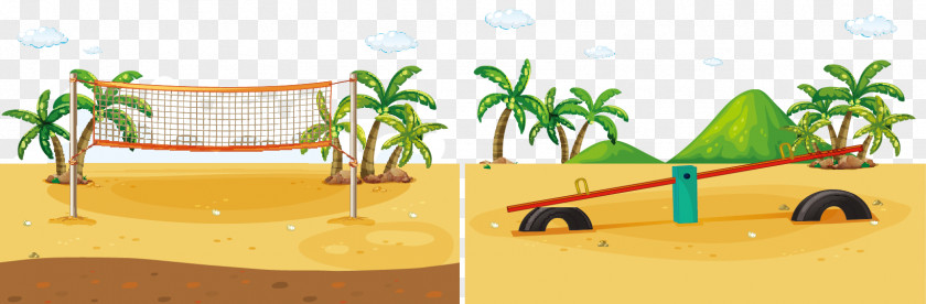 Beach Volleyball Cartoon Royalty-free Clip Art PNG