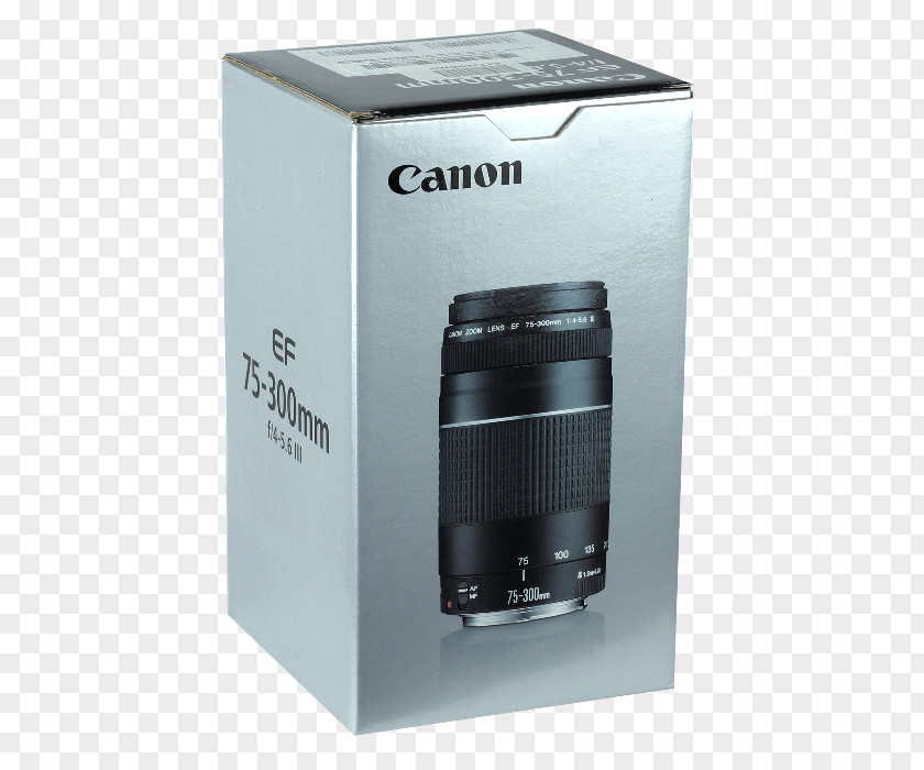 Camera Lens Canon EF Telephoto Zoom 75-300mm F/4-5.6 III USM PNG