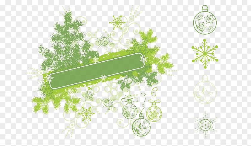 Christmas Snowflake Banners Euclidean Vector PNG
