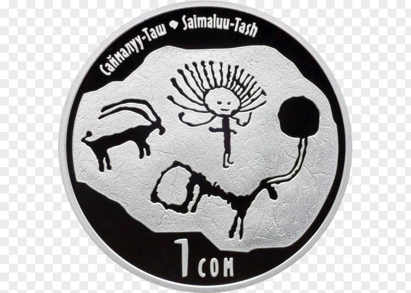 Coin Saimaluu Tash Kirghiz Soviet Socialist Republic Emblem Of Kyrgyzstan Kyrgyzstani Som PNG