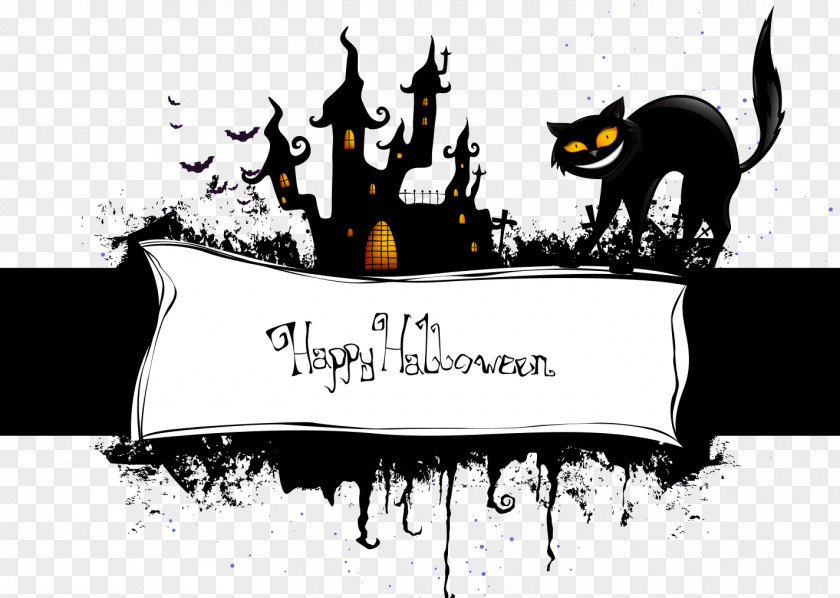 Halloween Wall Decal Party Poster PNG