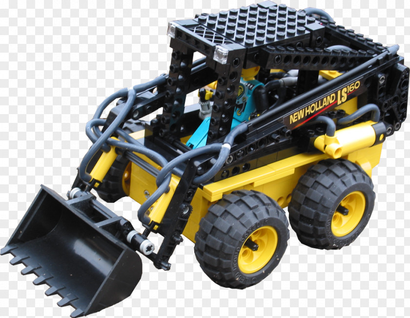 Lego Construction Tire Skid-steer Loader Technic PNG