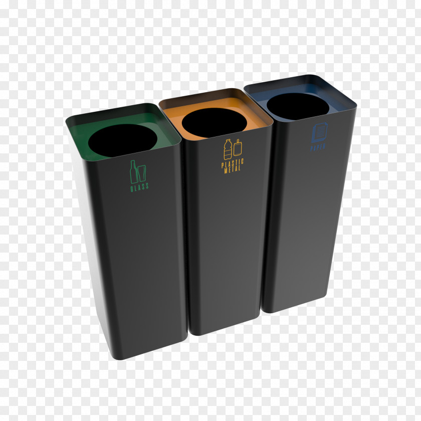 Recycle Bin Recycling Rubbish Bins & Waste Paper Baskets Metal Sorting PNG