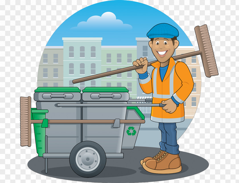 Street Sweeper Cleaning Clip Art PNG