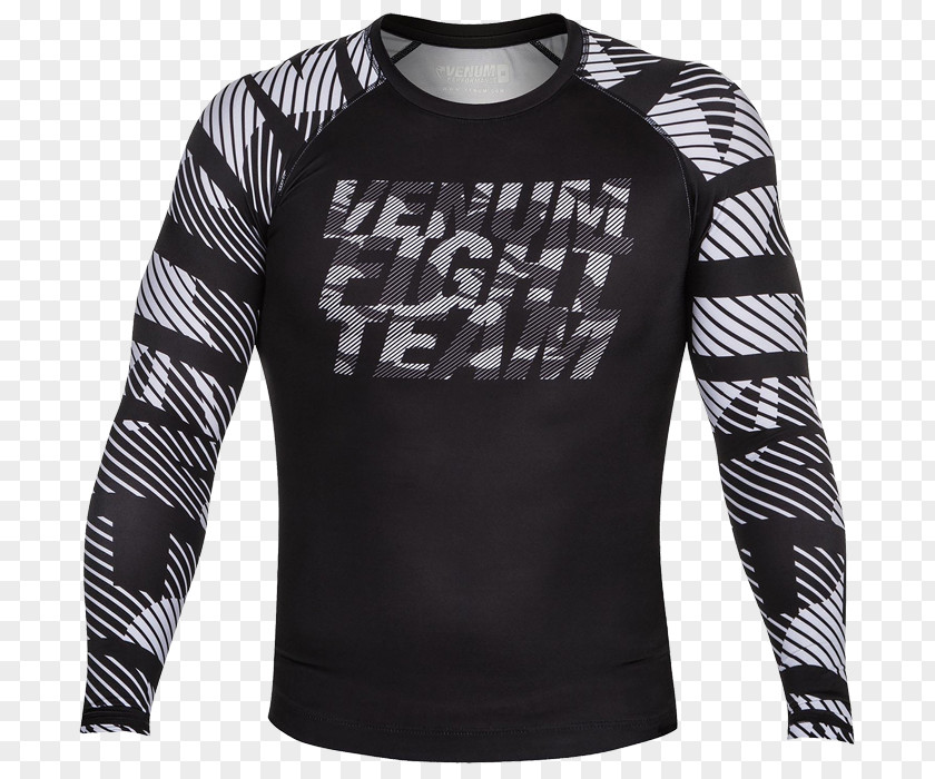 T-shirt Long-sleeved Rash Guard Venum PNG