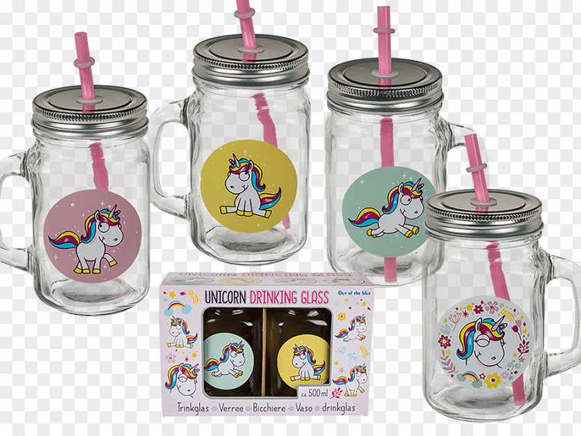 Unicorn Vaso Drinking Straw Cup Pitcher PNG