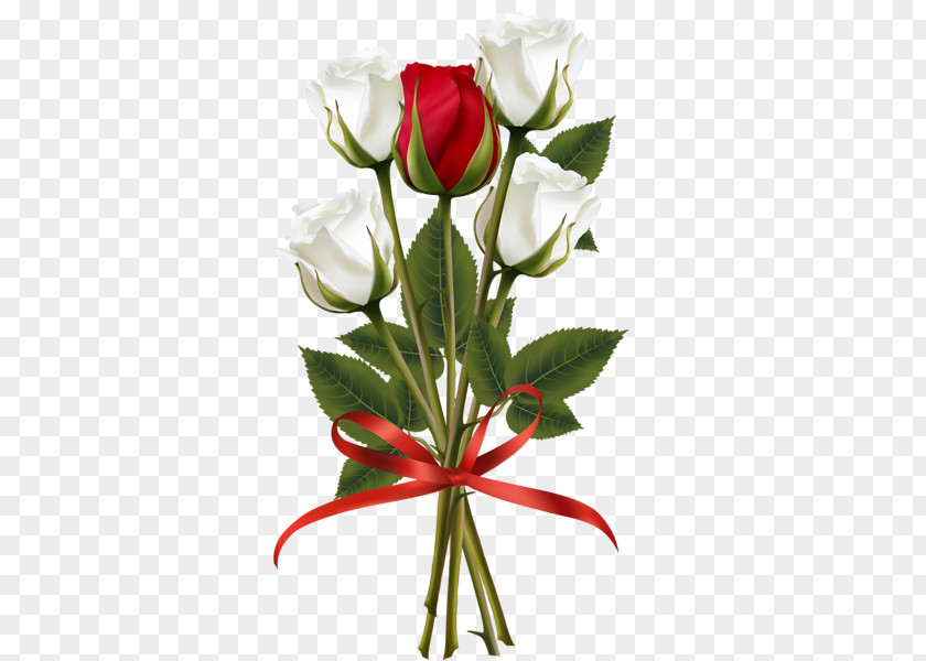 A Bouquet Of Red And White Roses PNG bouquet of red and white roses clipart PNG