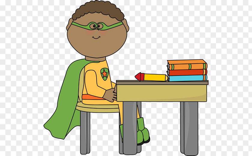 Superhero Lunch Cliparts Sitting Chair Table Clip Art PNG