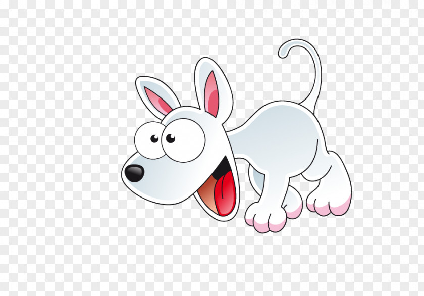 White Dog Puppy Vecteur PNG