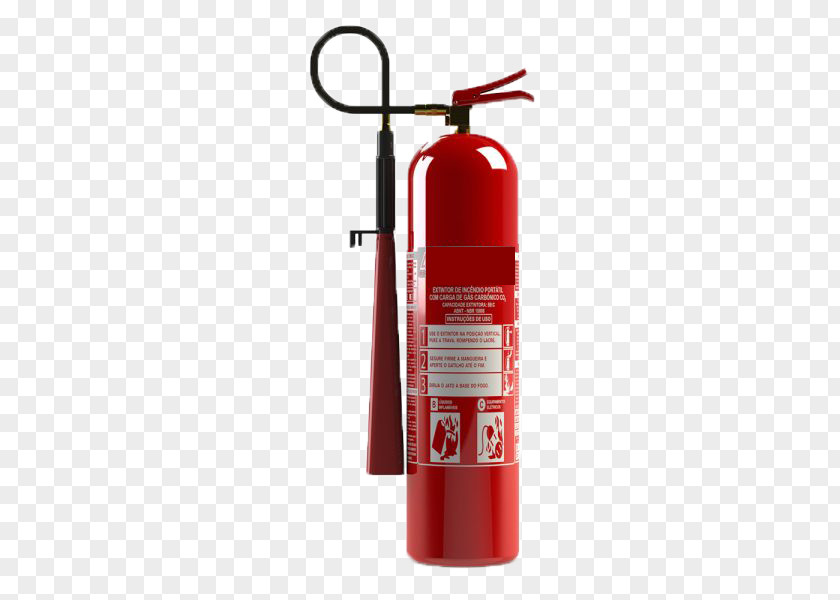 Itau Fire Extinguishers Carbon Dioxide Hose Retardant Steel PNG