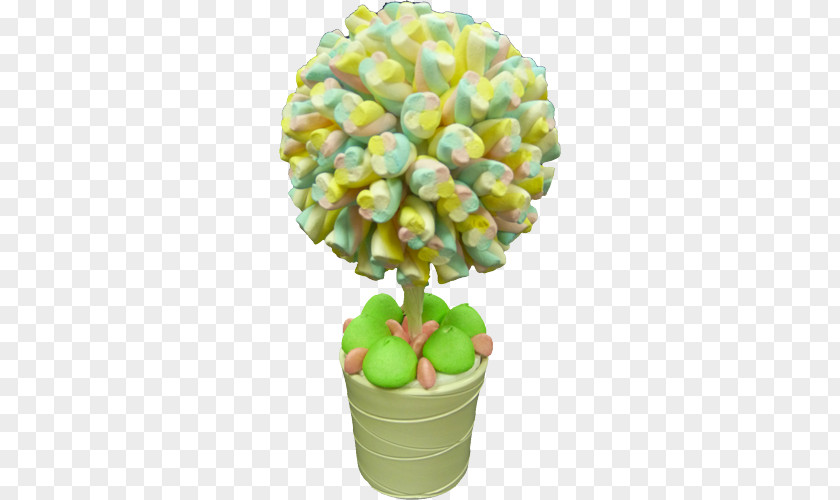 Lollipop Marshmallow Cupcake Candy Tree PNG