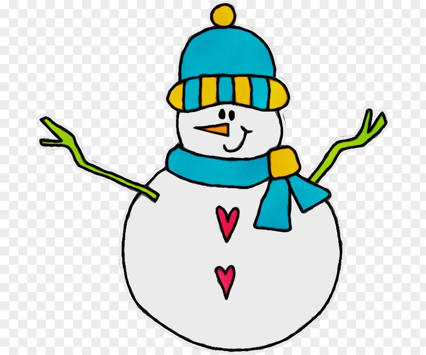 Pleased Snowman PNG