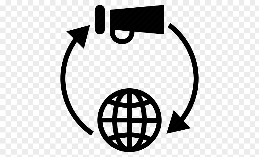 Blackandwhite Logo World Cartoon PNG