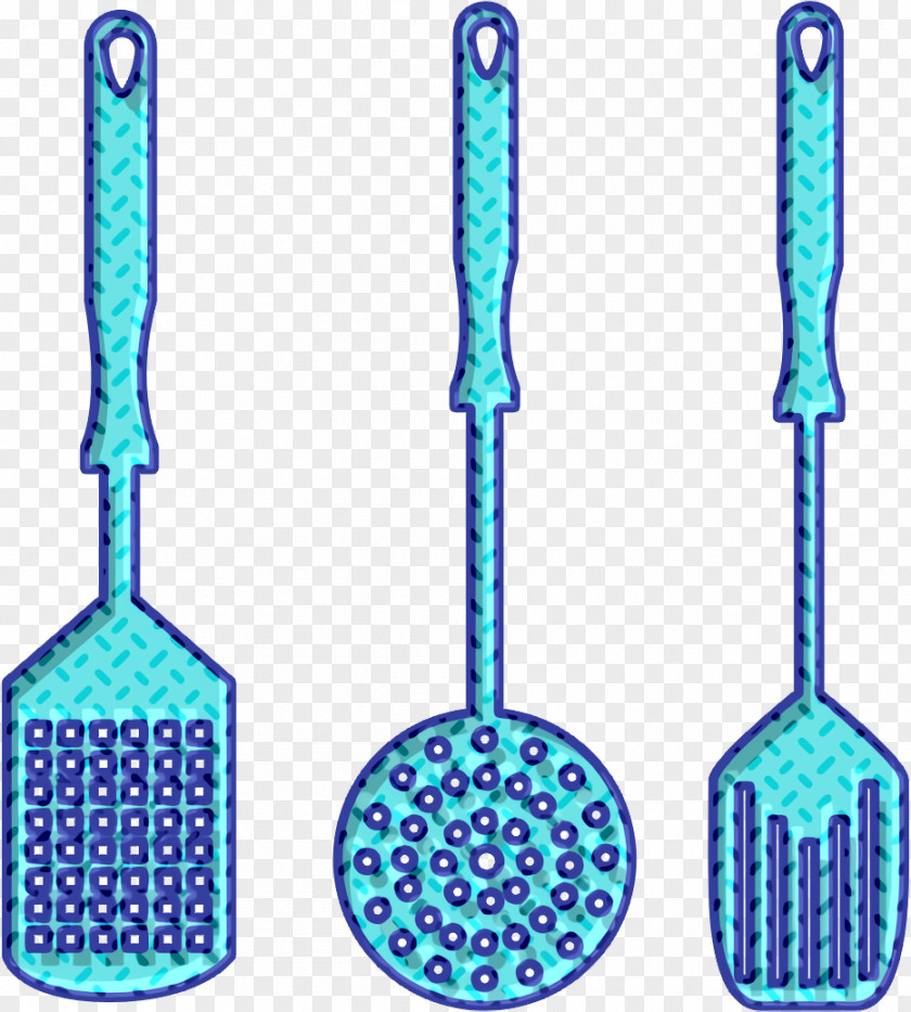 Cooking Accessories Set Of Three Pieces Icon Tools And Utensils Kitchen PNG