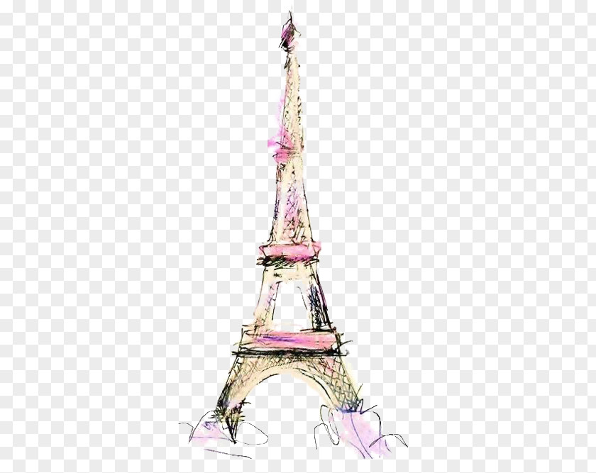 Eiffel Tower Drawing Illustration PNG