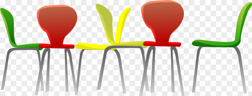 Vector Painted Seat Euclidean Chair PNG