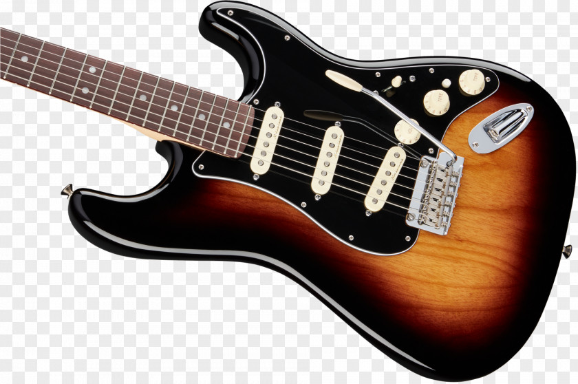 Bass Guitar Electric Fender Stratocaster American Deluxe Series Musical Instruments Corporation PNG