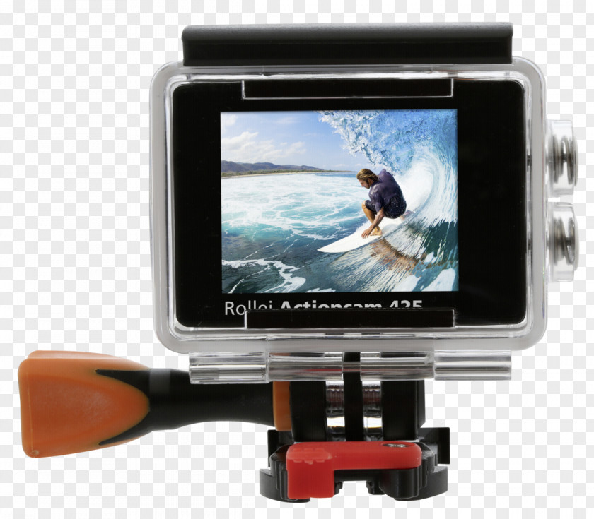 Camera Rollei Actioncam 425 Action 1080p 4K Resolution PNG