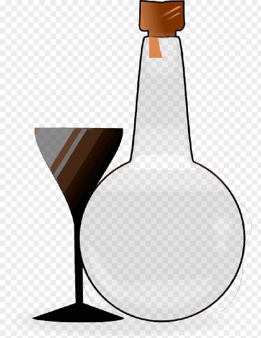 Glass Bottle Liqueur Product Design Clip Art PNG
