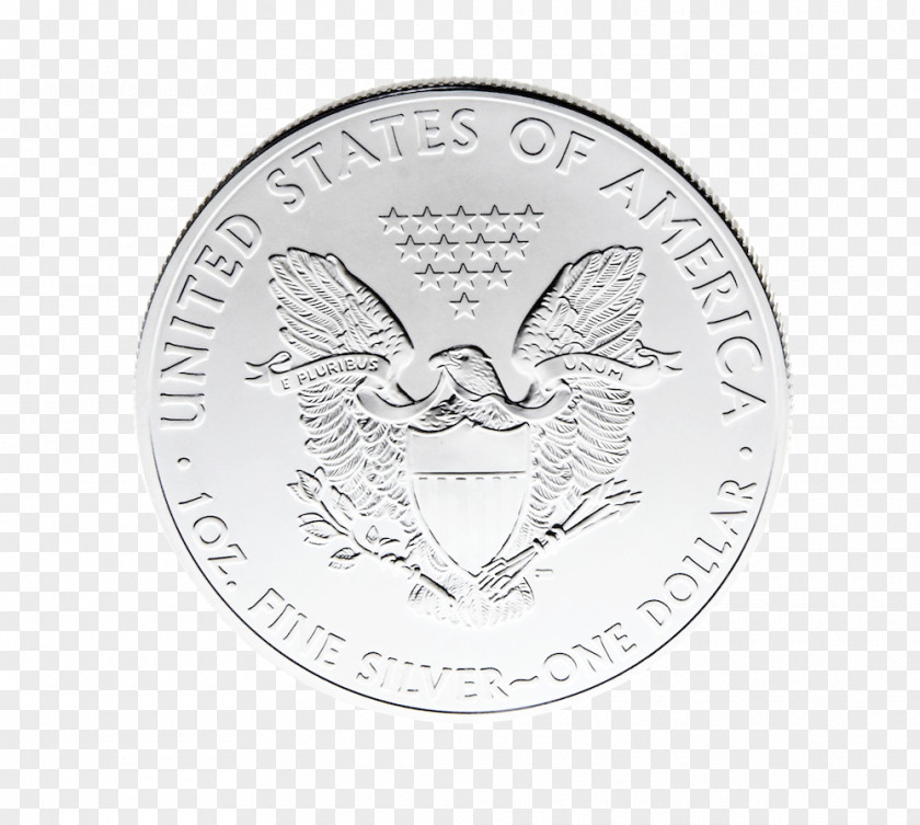 Metal Coin Silver Circle Animal Font PNG