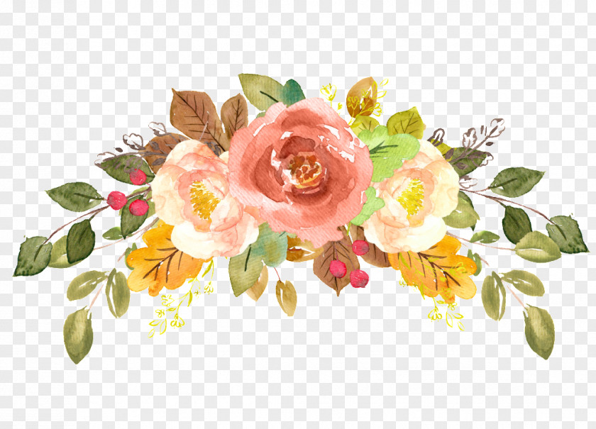 Painting Watercolor: Flowers Watercolor Image Floral Design PNG