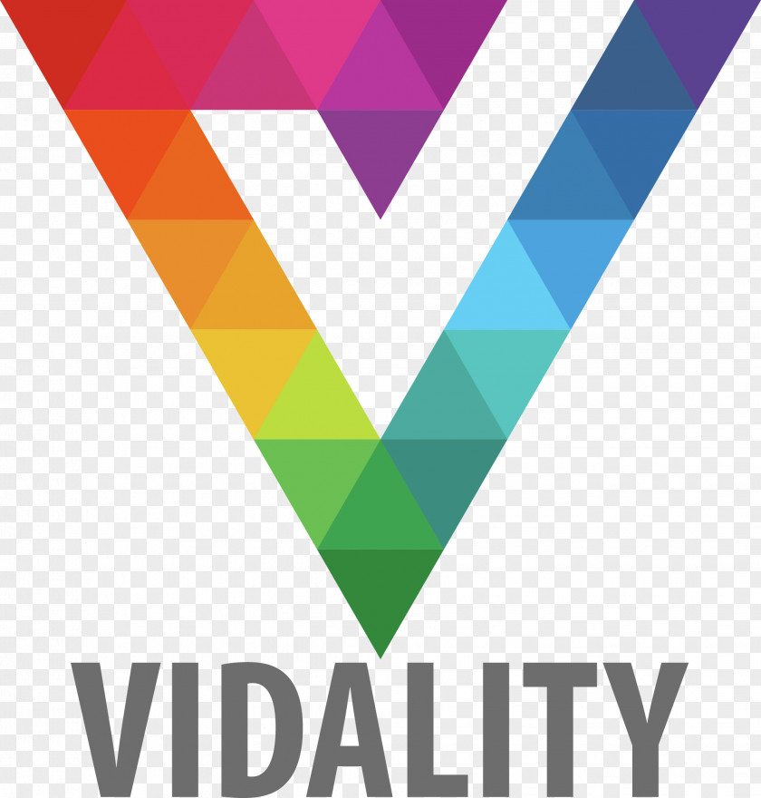 Vibrant Graphic Design Triangle Logo PNG