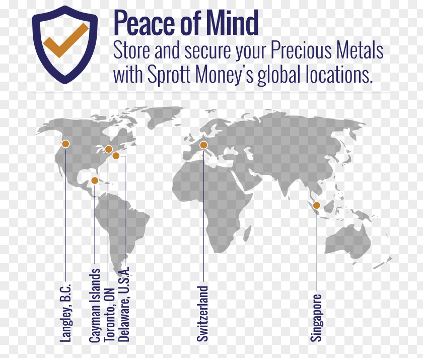 Peace Of Mind World Map Vector PNG