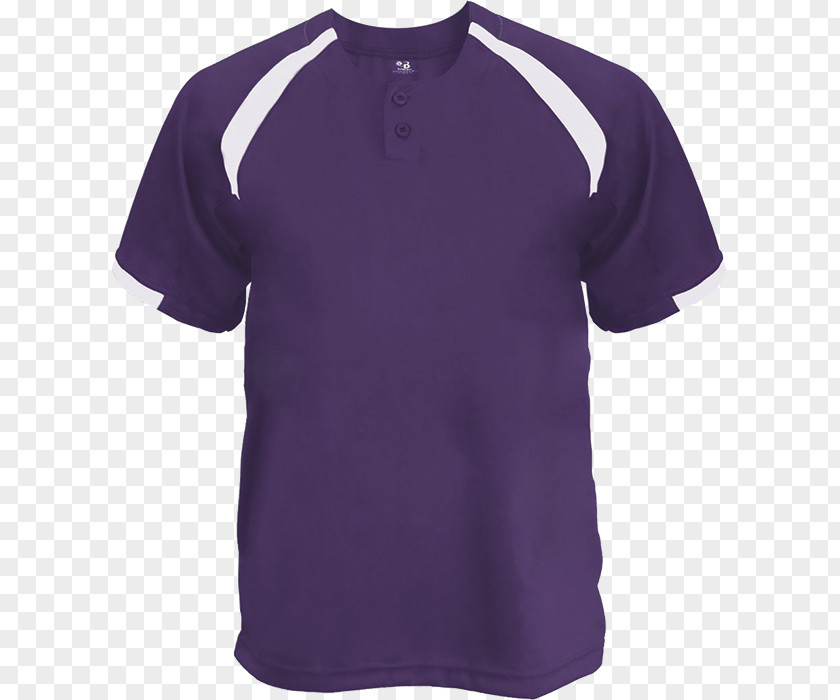 U Wite Purple Cheer Uniforms T-shirt Jersey Baseball Uniform Placket PNG