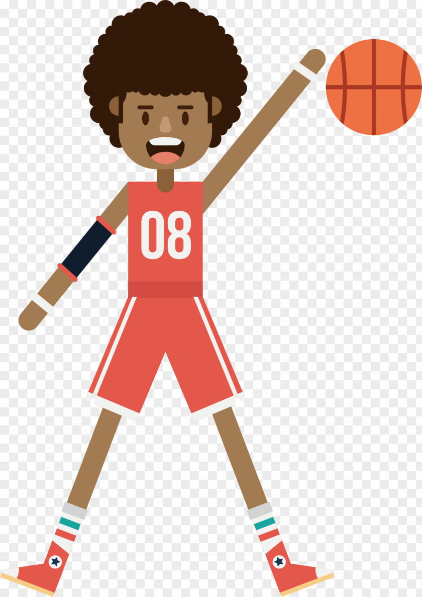 Basketball Vector Player Athlete Court PNG