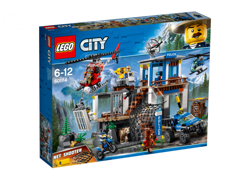 Police LEGO 60174 City Mountain Headquarters Friends Kiddiwinks Store (Forest Glade House) PNG