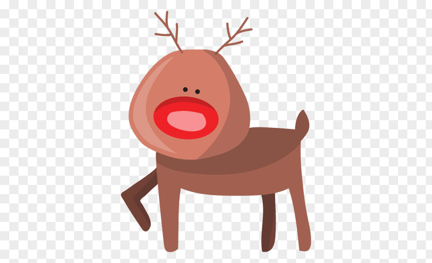 Reindeer Christmas Clip Art PNG