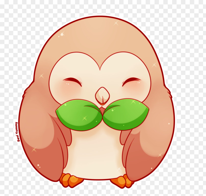 Rowlet Pokémon Sun And Moon X Y Chibiusa Drawing PNG