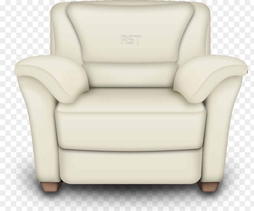 Table Chair Couch Furniture Leather PNG