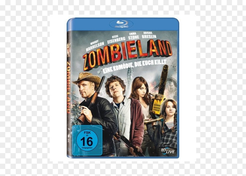 Blu-ray Disc Zombieland Adventure Film Comedy PNG