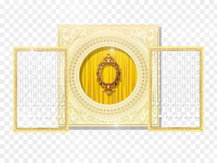 European-style Wedding Welcome Area Effect Icon PNG