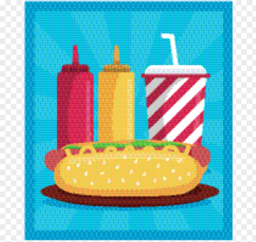 Fast Food Birthday Candle PNG