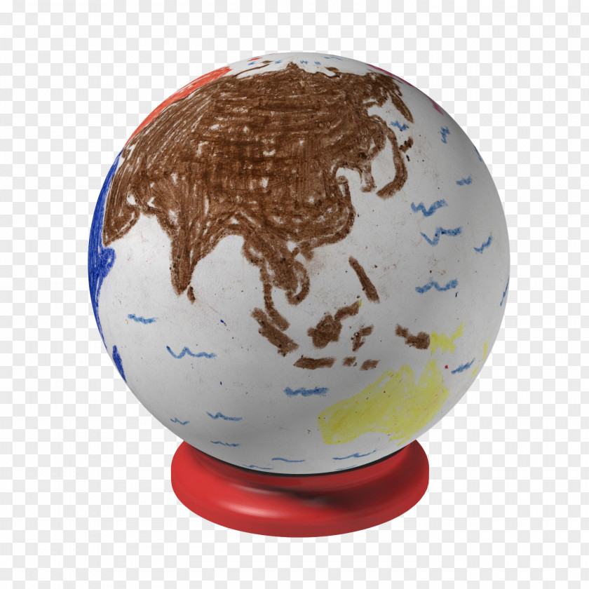 Three-dimensional Sphere World Globe Space PNG