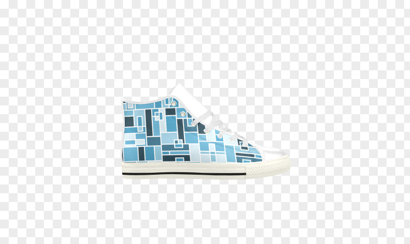 Blue Geometric Shoe Sneakers Aqua Footwear Electric PNG