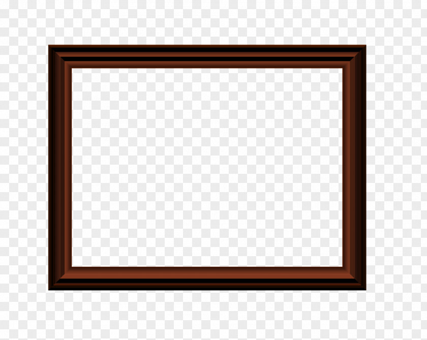 Brown Frame Picture Pattern PNG