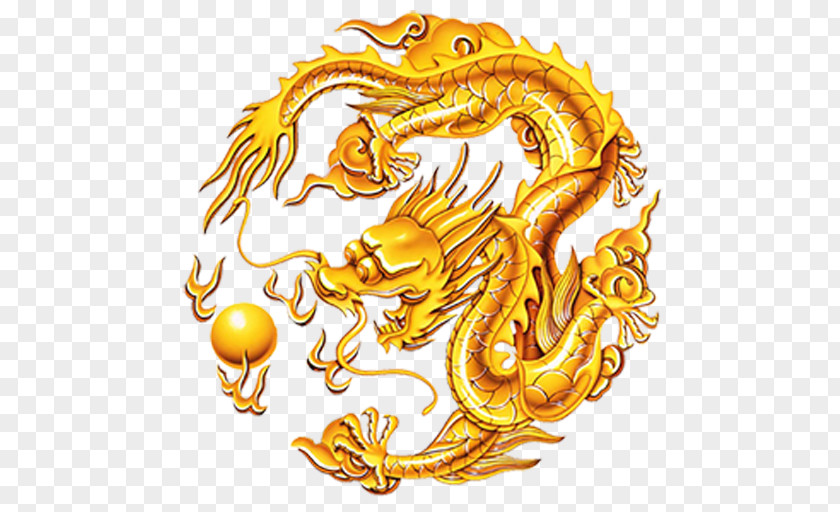 China Chinese Dragon The Song Of Golden Ornament PNG