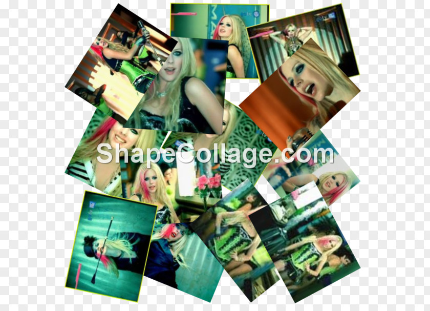 Collage Hot Plastic Avril Lavigne PNG