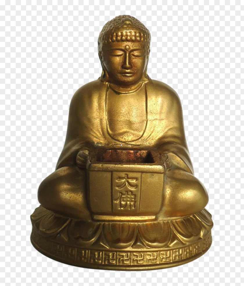 Gautama Buddha Incense Buddhism Bronze Censer PNG
