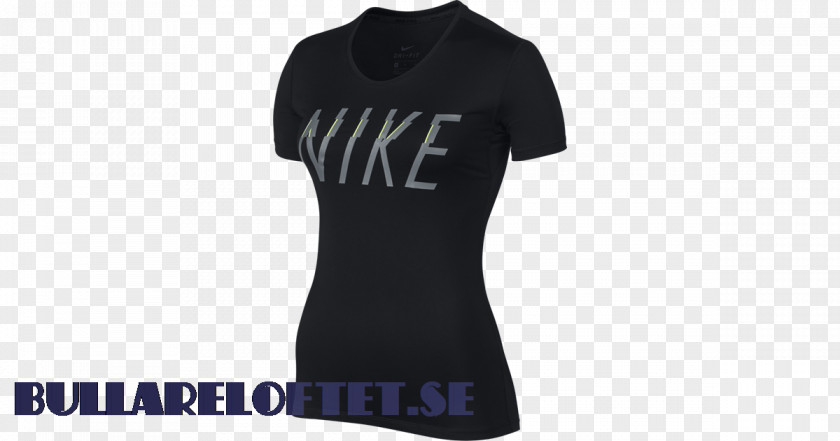 Nike T Shirt T-shirt Shoulder Sleeve Pro Cool Training Top PNG