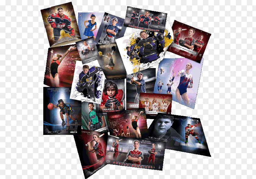 Sports Collage Photography Photomontage Poster PNG