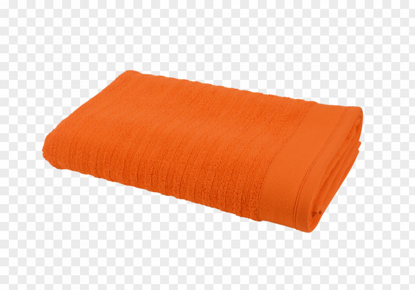 Towel Bathroom Orange Textile Tablecloth PNG