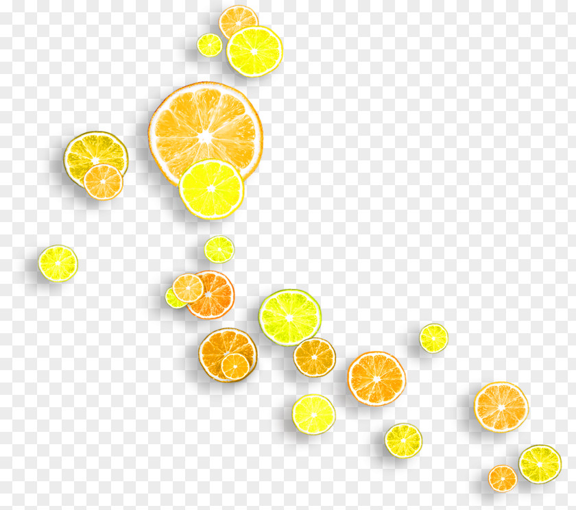 Yellow Fresh Lemon Floating Material Citron Orange PNG