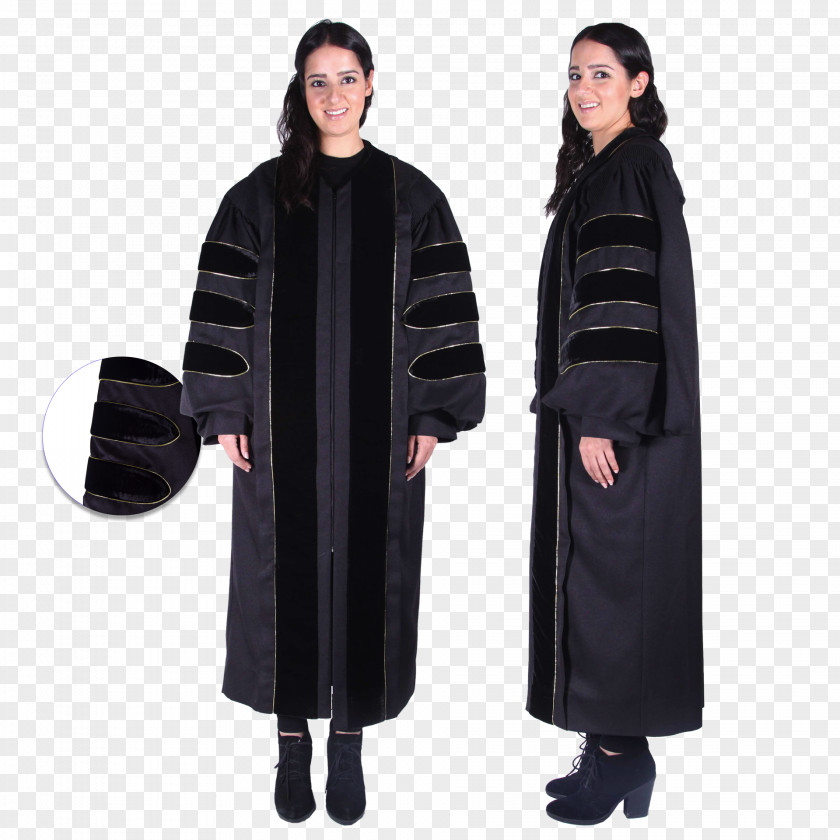 Graduation Gown Academic Dress Robe University Of California, Santa Cruz Riverside Doctorate PNG